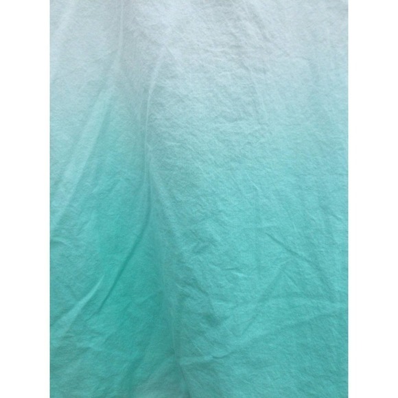 Krazy Kat size XXL tie die top blouse 3/4 sleeve beaded beading teal coastal - Picture 12 of 13